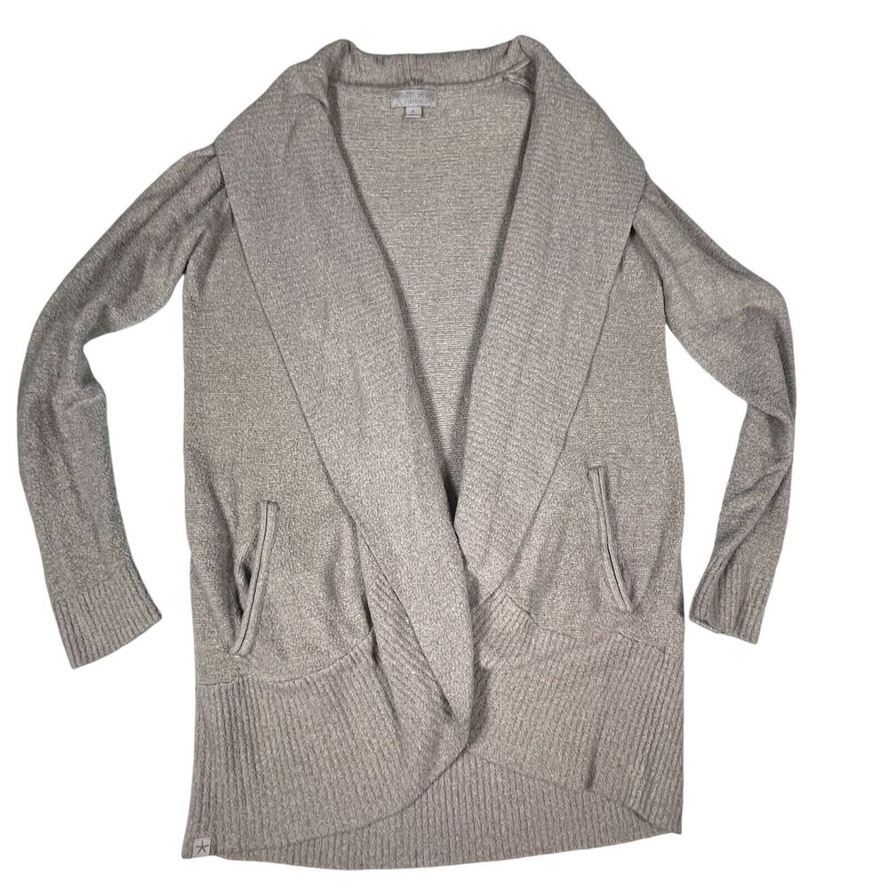 Barefoot Dreams Cozychic Lite Circle Cardi Womens SIZE MEDIUM Cardigan Sweater